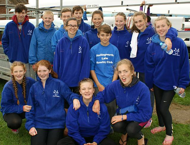 The HLRC Juniors - After Rowing 31 Miles