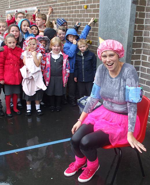 Littleborough Community Primary School ice-bucket challenge