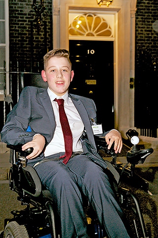 Aaron Diskin at 10 Downing Street