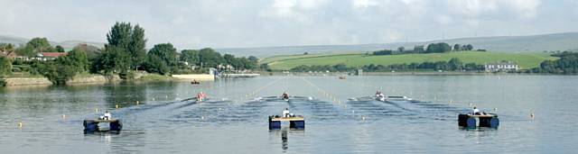 Hollingworth Lake Rowing Club play host to around 2000 visitors from around the UK for the The North of England Sprint Rowing Championships 