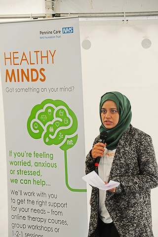 Healthy Minds at the World Mental Health Day event in Rochdale