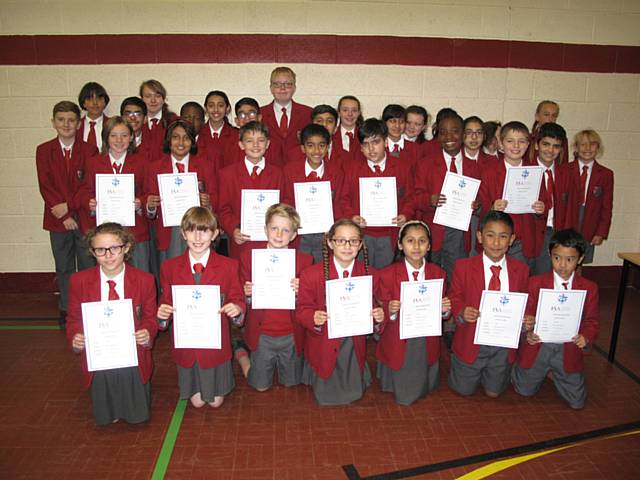 Successful Art Festival students at Beech House School