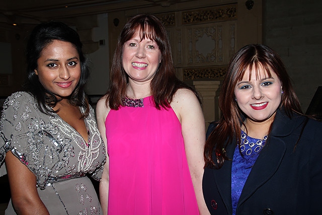 Rochdale Law Association Annual Dinner<br /> Mahua Jana, Lesley Rhodes and Jo Khan from Molesworth Bright Clegg