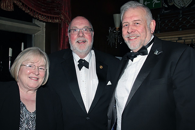 Rochdale Law Association Annual Dinner<br /> Liz Kay, John Kay and Malcolm Bywater
