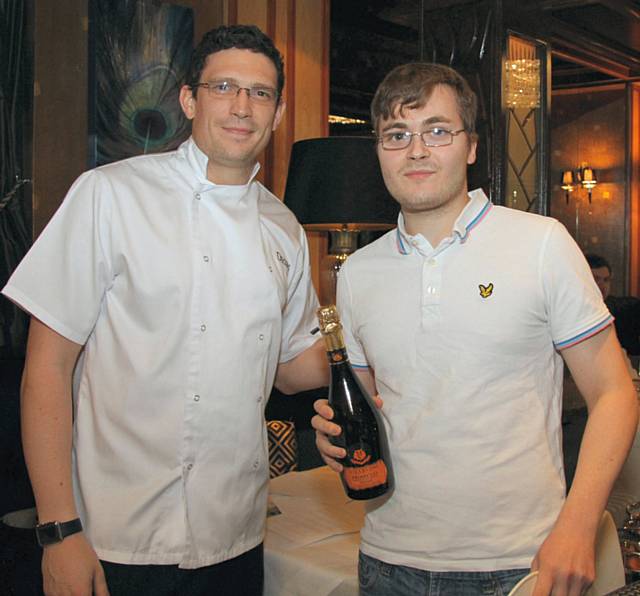 Executive Chef Rob Walker with John Careswell runner-up in Deckers Chef’s Cuisine Supreme