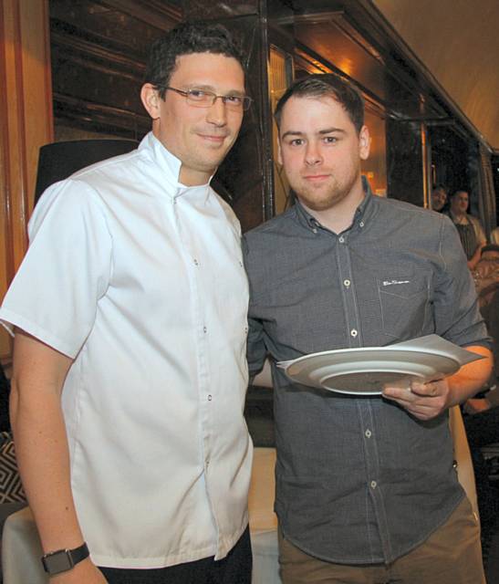 Executive Chef Rob Walker with Kris Starr runner-up in Deckers Chef’s Cuisine Supreme