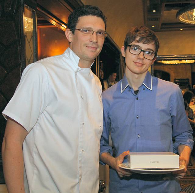 Executive Chef Rob Walker with Peacock Room Chef Jonathan Whittaker winner of Deckers Chef’s Cuisine Supreme