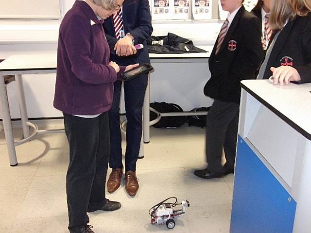 St Cuthbert's session on Lego Rovers - planetary robots
