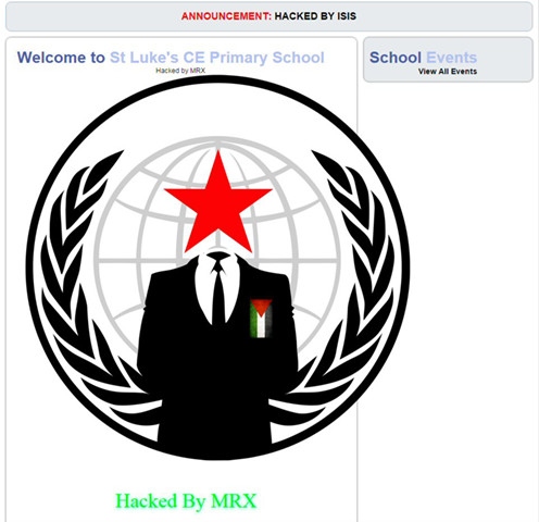 St Luke’s C of E website hacked by a group claiming to be linked to the terror group ISIS