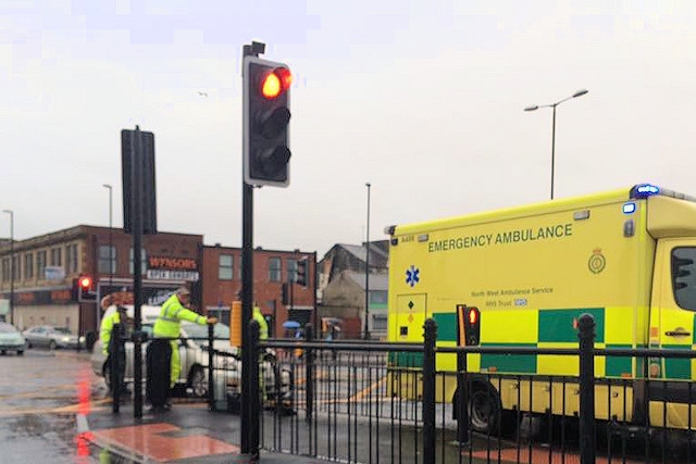 Road traffic collision at Townhead Junction