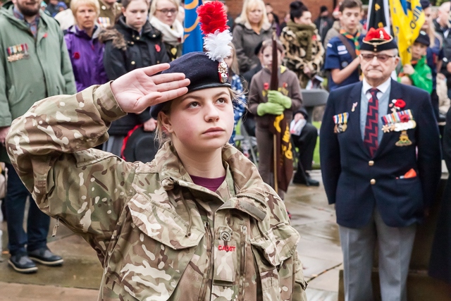 Remembrance Sunday in Middleton