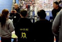 Young people at Hamer Amateur Boxing Club learn about risks and long term effects of drugs and alcohol