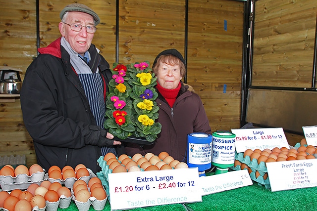 Peter and Eileen Jordan, Jordan Farm Produce, Rochdale Market
