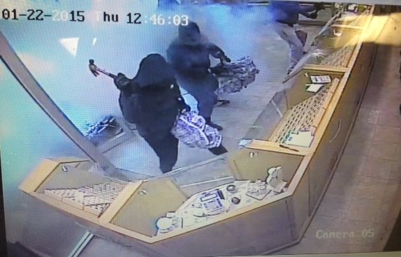 CCTV stills issued after armed raiders target Naz Jewellers