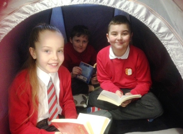Anderson shelter at Littleborough Community Primary School