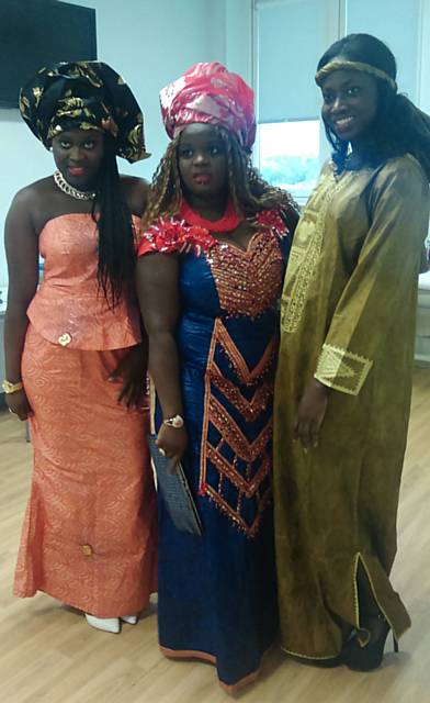 Rute Dos Santos, Maimuna Balde,  and Janete Sucuma, formerly living in Guinea-Bissau