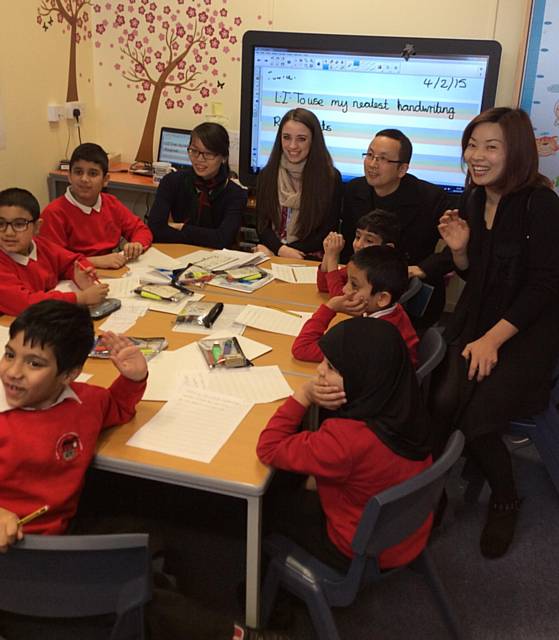 Chinese teachers visit Heybrook Primary School