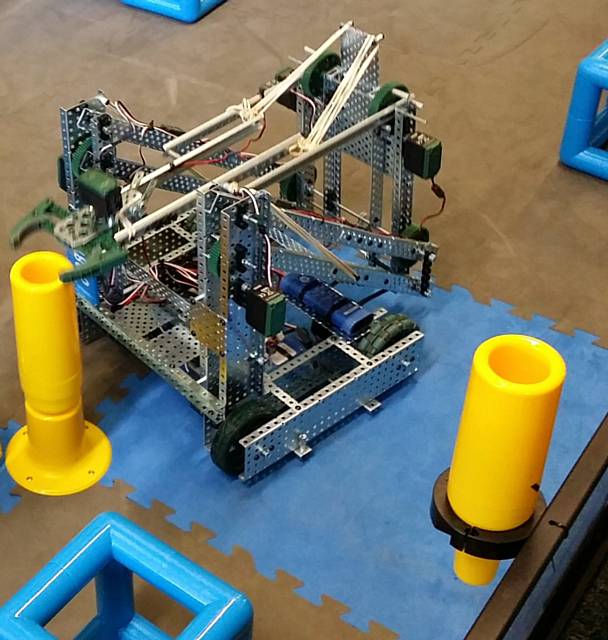 Siddal Moor robot at the VEX Robotics competition 2015