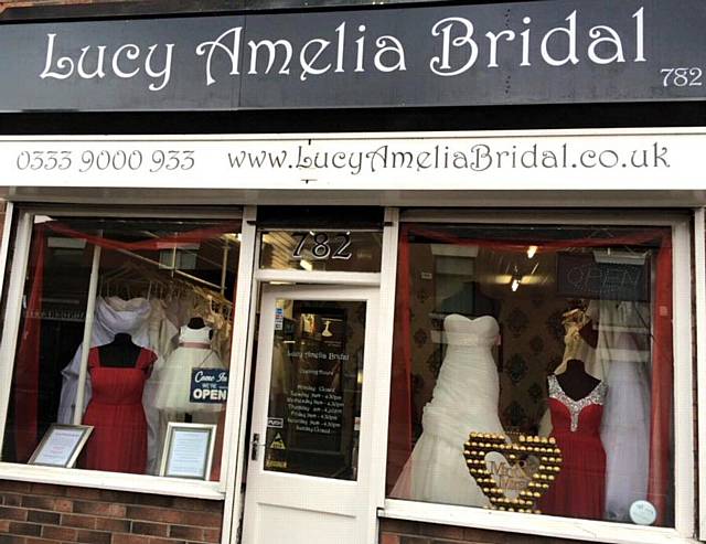 Lucy Amelia Bridal nominated for North West Wedding Award