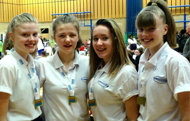 Hollingworth Academy Year 9 girls celebrate their Indoor Rowing Success