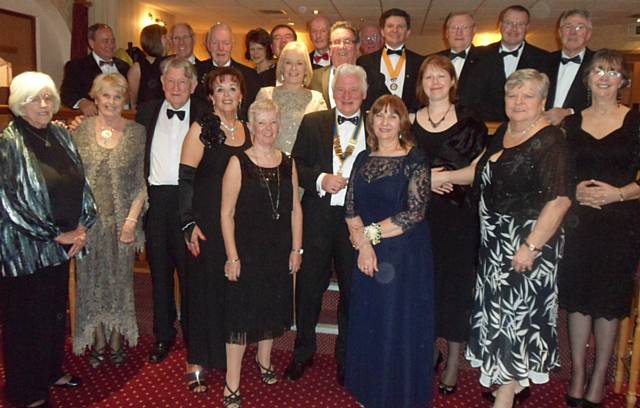 Members and guests at the Rotary Club of Heywood President's Ball 