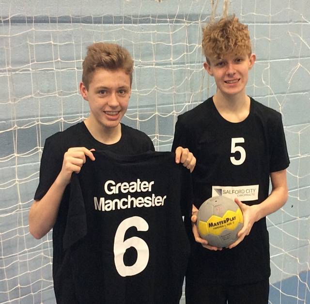 Harry Thorpe and Josh McDaid invited to attend the U16 North West Regional Handball Academy