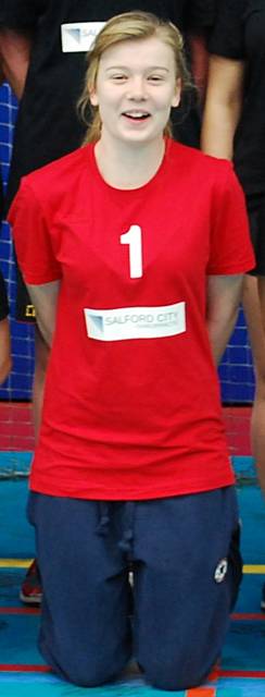 Erin Kilpatrick represented Greater Manchester County U16S Handball squad