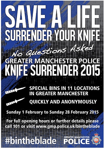 ‘Save a Life, Surrender Your Knife’