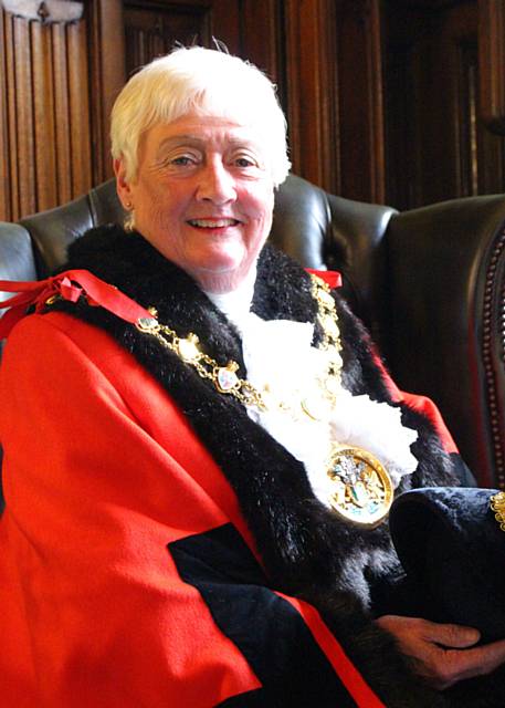 The Mayor Carol Wardle is inviting residents to celebrate St George's Day in Rochdale