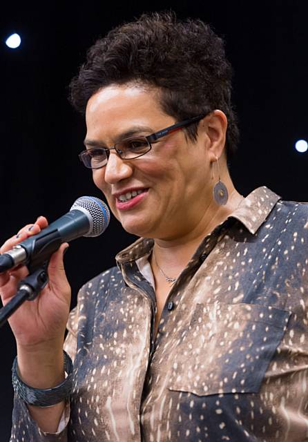Jackie Kay at the 2014 Rochdale Literature & Ideas Festival