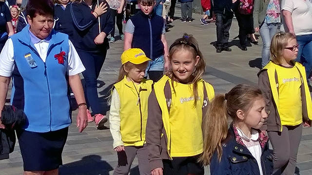 Middleton Scouts and Guide Associations St George's Day Parade
