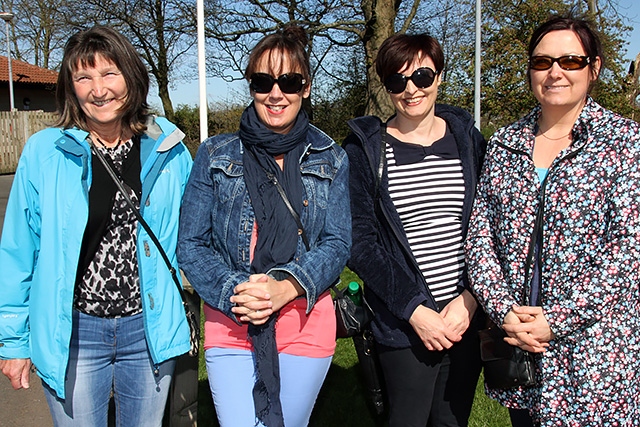 Hospice to Hospice walk<br />Linda Rhodes, Catherine Carroll, Laura Greves and Joanne Whitworth
