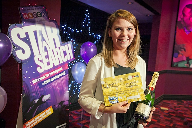 Jade Lea Hegarty wins a place in the final of Star Search