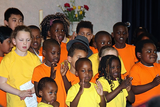 Children’s concert at St Luke’s Church<br />Hebron Sunday School children