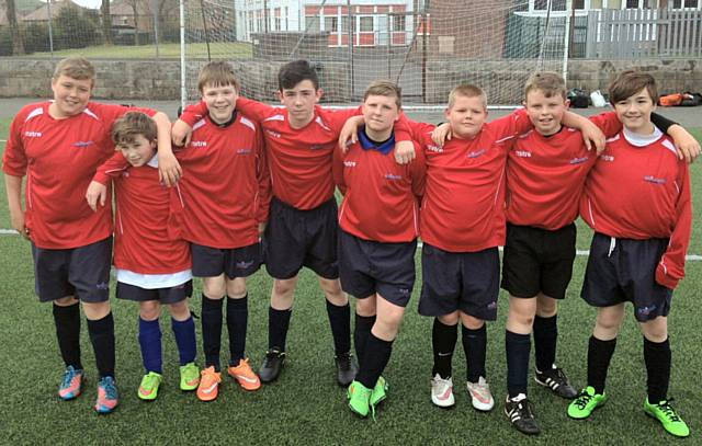 Rossendale champs, Year 7 and Year 8 PAN football team from Whitworth Community High School who are representing Rossendale in a Lancashire final in June.