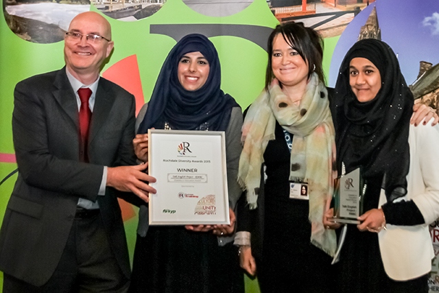 Rochdale Diversity Awards 2015<br />Diversity in Education - Talk English Project RMBC 