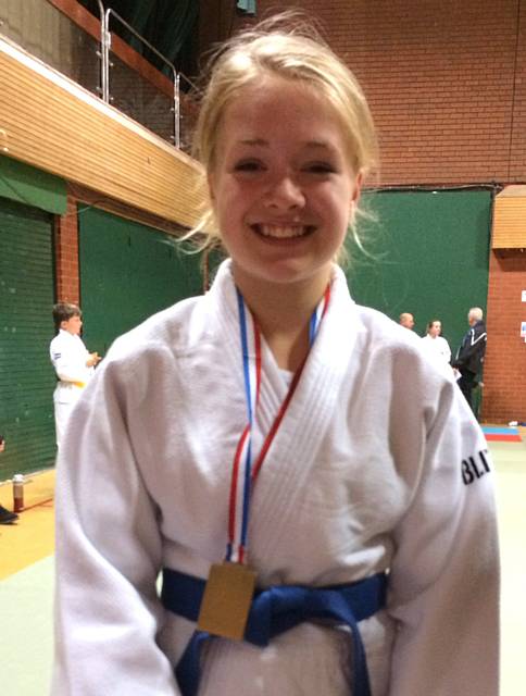Serena Cape won Gold to become U12 Greater Manchester & Cheshire County Judo Champion