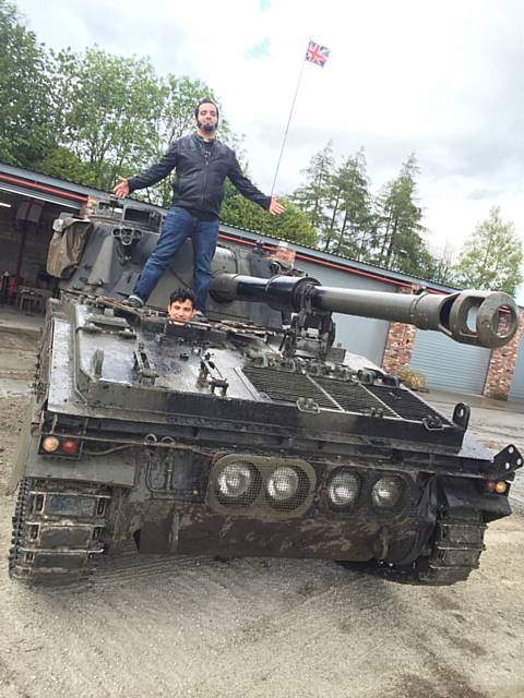 Storage Hunters star Jesse McClure riding high at Heywood Tanks