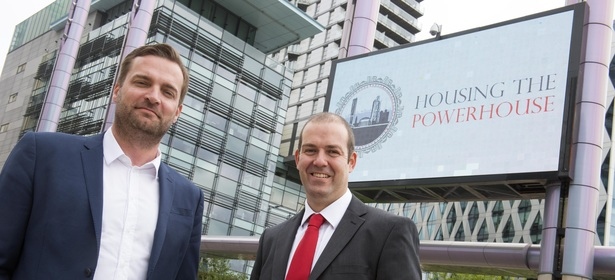 Steve Burne, Vice-President of Greater Manchester Chamber of Commerce and Matthew Good, Home Builders Federation