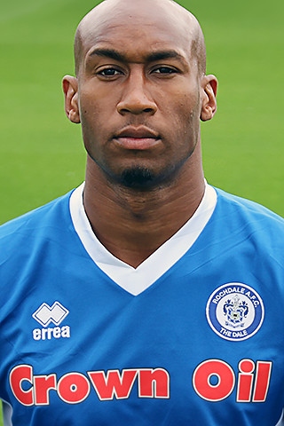 Calvin Andrew scored Rochdale's only goal of the game