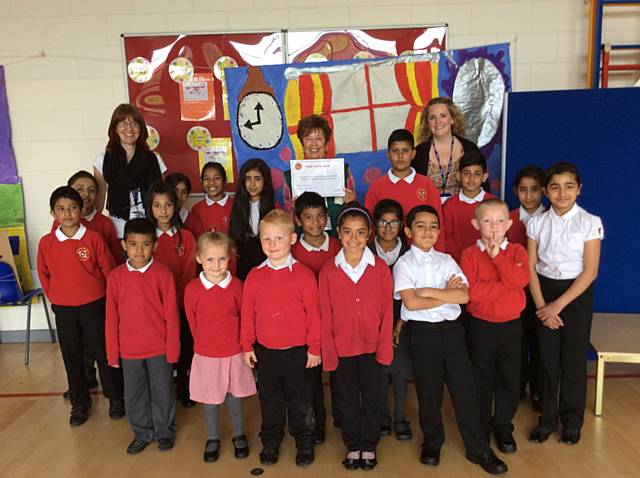 Hamer Community Primary School raise £502 for Rochdale Foodbank