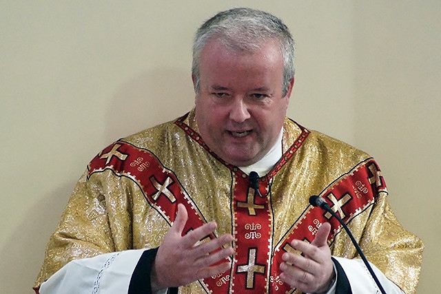 Father Paul Daly at his Silver Jubilee Mass in 2015