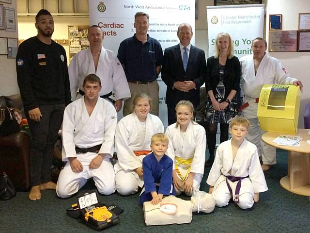 Rochdale Judo Club with Simon Danczuk MP and Liz McInnes MP 