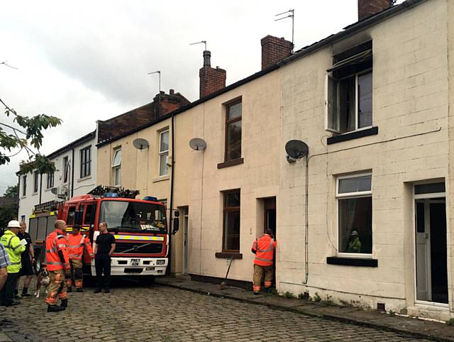 Four families left homeless after fire tears through Bamford terrace