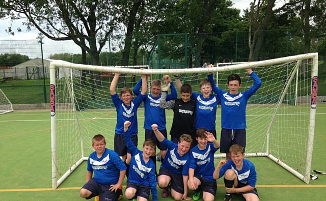 County champions: Whitworth Community High School’s Year 7 and 8 PAN team who won at the Spar Lancashire School Games.