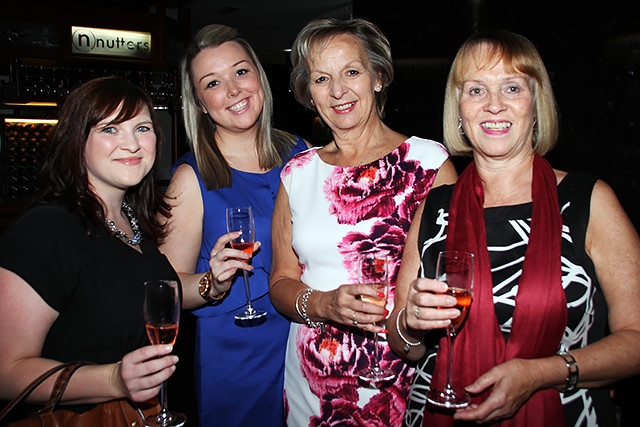 Jenna Maclean, Lisa McLean, Rita Hinchcliffe and Christine Atkinson<br />The GEM Appeal Strawberry Sparkle lunch
