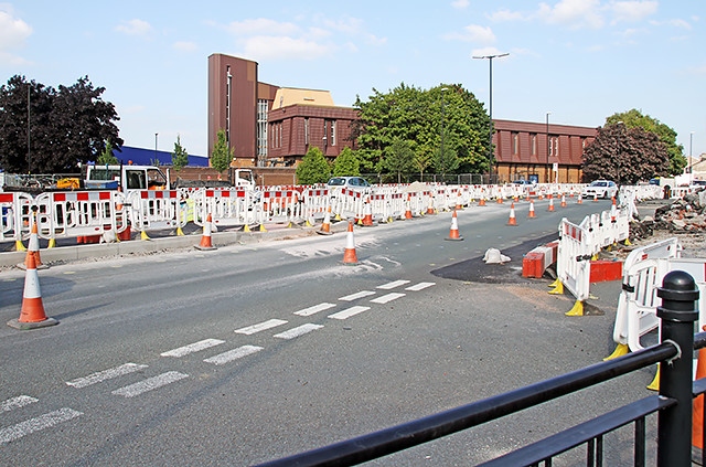 Roadworks at Townhead junction