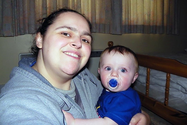Sabrina Branwood with her nephew Theo