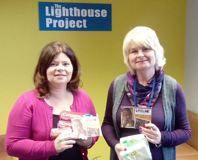 Cath Stott, Lighthouse Project Administrator and Pam Semp,  Lighthouse Project Centre Manager