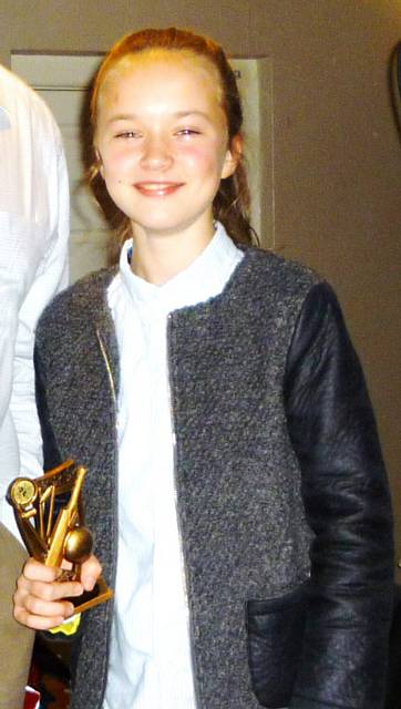 Sofia Kelly, most promising young player from the newly formed Norden Cricket Club ladies team